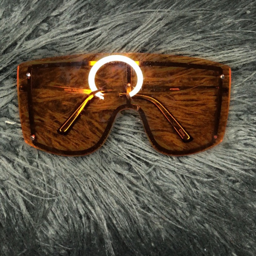 Orange Big Sunglasses